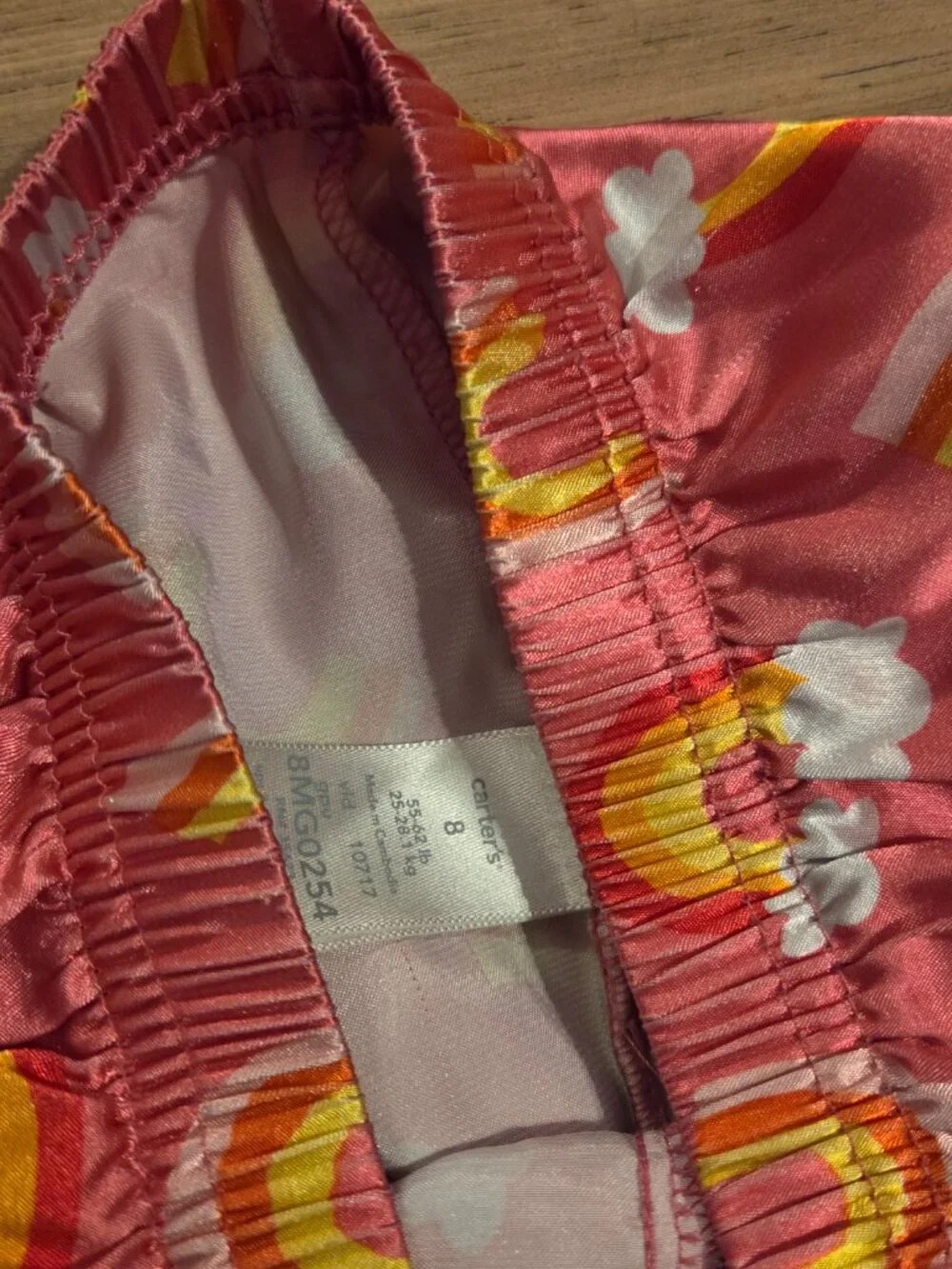 🦄5/$15🦄 Carter's Girls Rainbow Pajama Pants Size 8